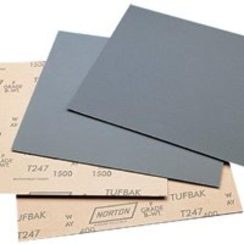 Norton 01294 Tufbak Durite Waterproof Sandpaper, 9" x 11"