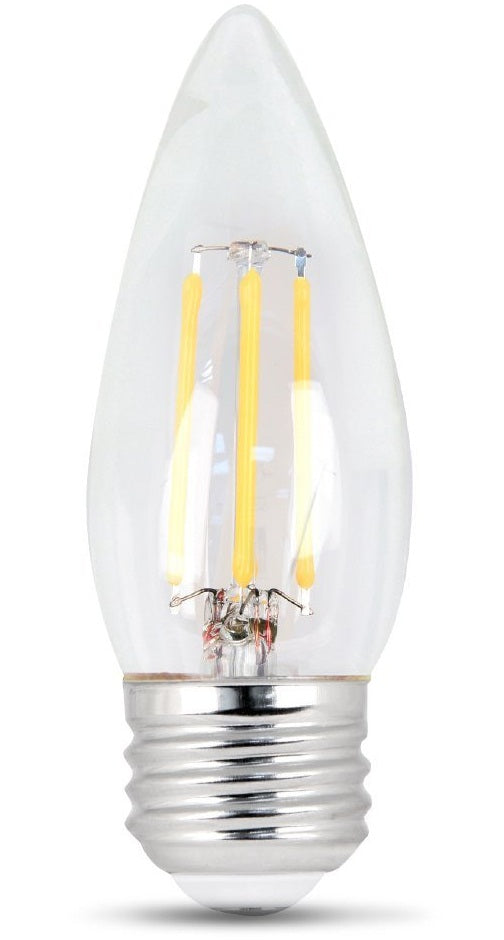 Feit Electric BPETC40/850/LED/2 Dimmable LED Light Bulb, 4.5 W, 2/CD
