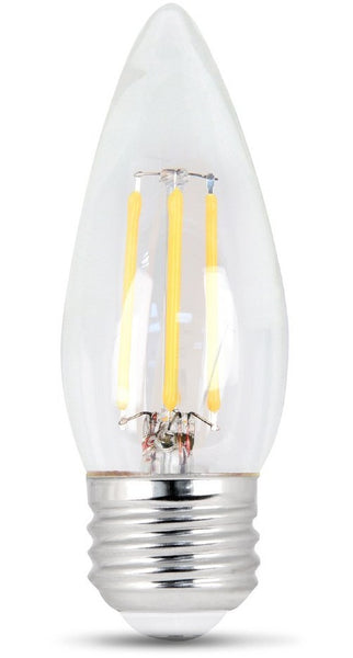 Feit Electric BPETC40/850/LED/2 Dimmable LED Light Bulb, 4.5 W, 2/CD