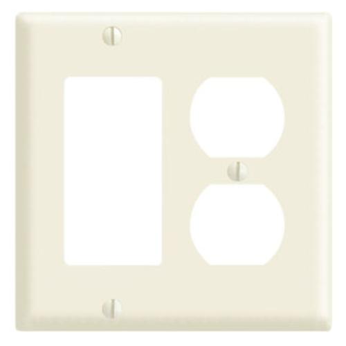 Cooper Wiring 2157A-Box 2-G Standard Size Thermoset Duplex Receptacle, Almond Finish, Boxed