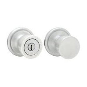 Kwikset 750A26D6ALRCS Signature Series Vestibule Knob Locksets, Satin Chrome