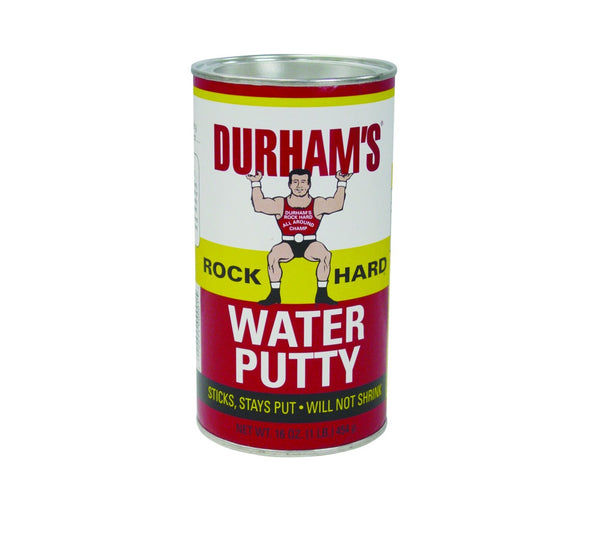 Durham 1 Rock Hard Water Putty, Cream, 1 lb