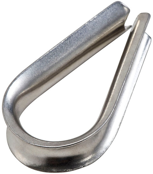 National Hardware N830-307 Rope Thimble, Stainless Steel, 1/4"