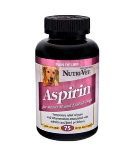 Nutri-Vet 12199-3 K-9 Aspirin For Large Dog