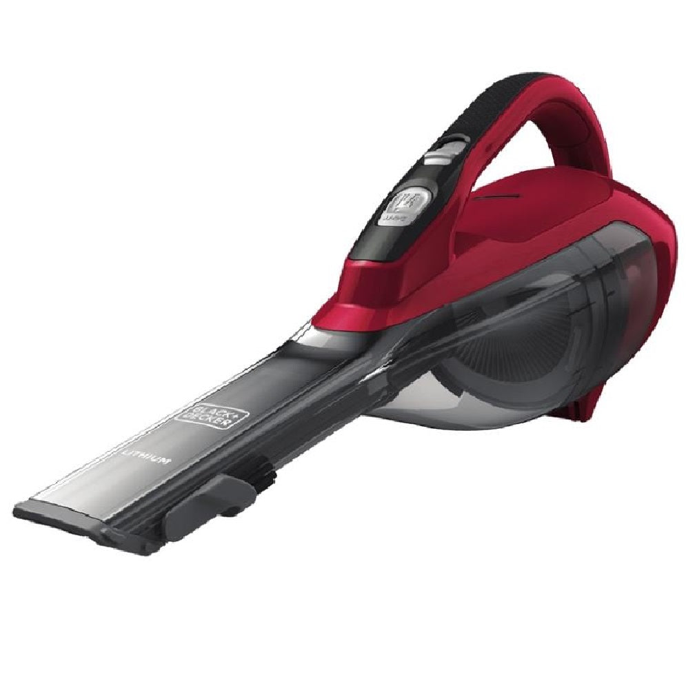 Black & Decker HLVA320J26 Cordless Lithium Hand Vacuum, Chili Red