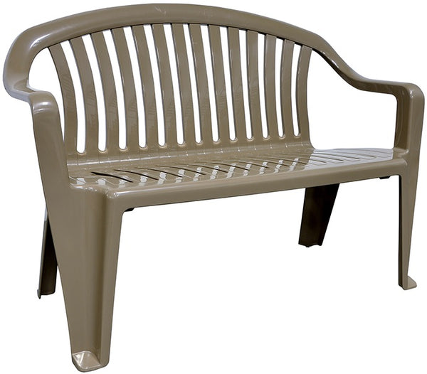 Adams 8365-96-3700 Resin Seating Bench, Portobello