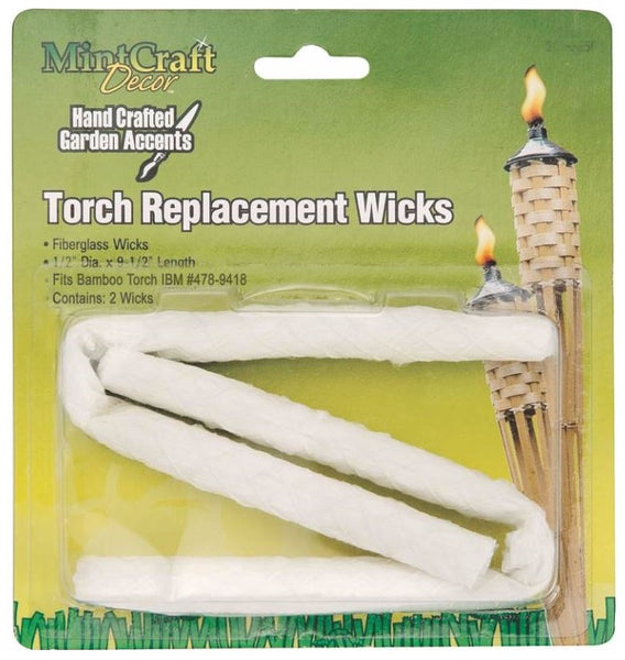 Landscapers Select GB-LW9-3L Torch Replacement Wick, Fiberglass, White