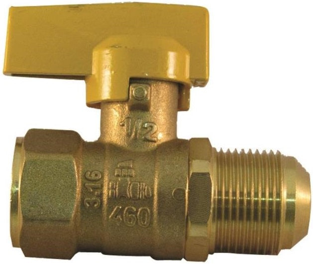 Pro-Flex PFGV-FFL121516B Gas Valves, 1/2" x 15/16"