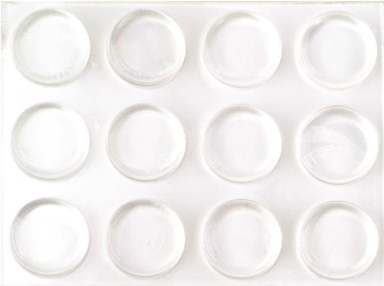 Prosource FE-50762B-PS Bumper Pads, Plastic Bumpers, 1/2"