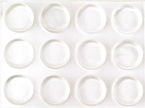 Prosource FE-50762B-PS Bumper Pads, Plastic Bumpers, 1/2"