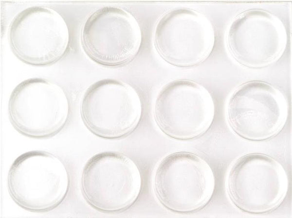 Prosource FE-50762B-PS Bumper Pads, Plastic Bumpers, 1/2"