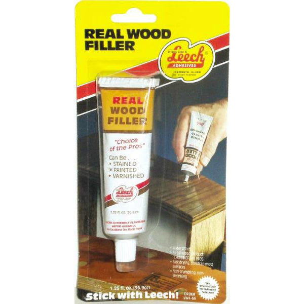 Leech LWF-66 Wood Filler, 1.25 Oz