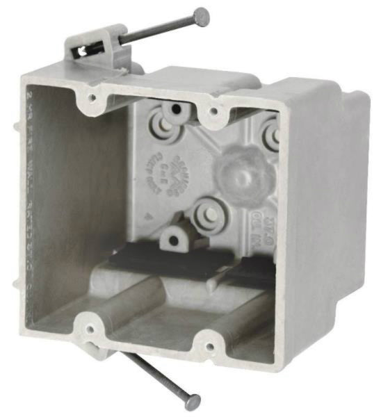 Allied Moulded 2300-NK Fiberglass Switch Box, 3" x 4" x 3-3/4"
