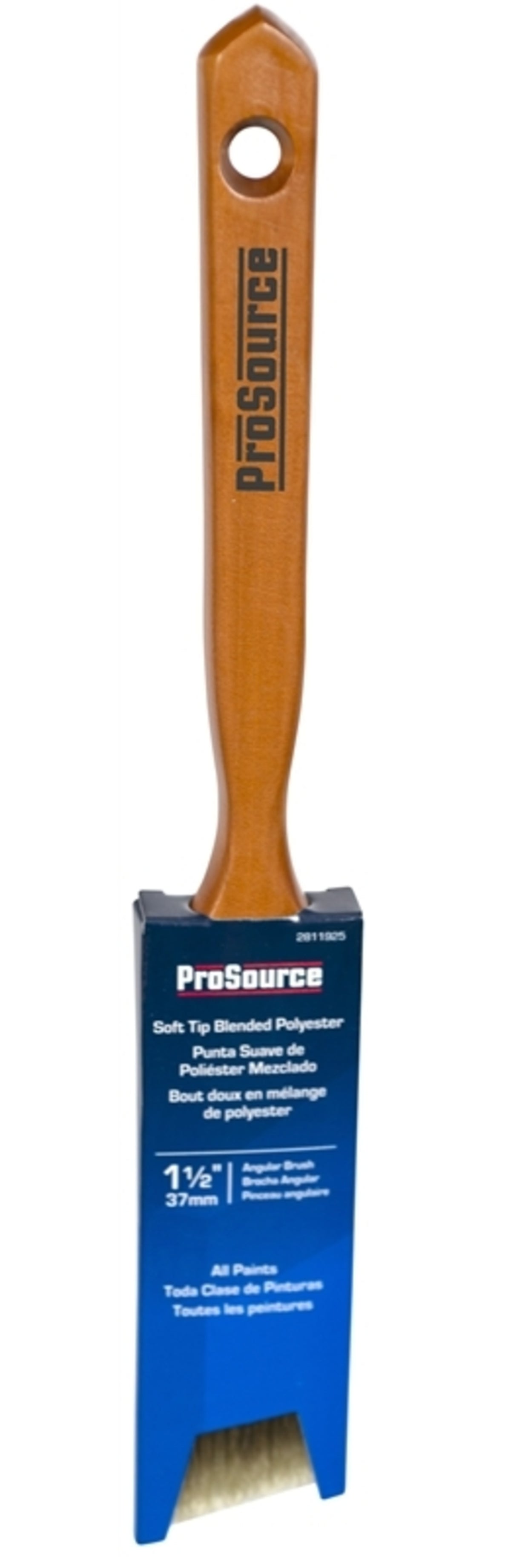 Prosource OR 2172 0150 Angular Sash Paint Brush, 1-1/2"