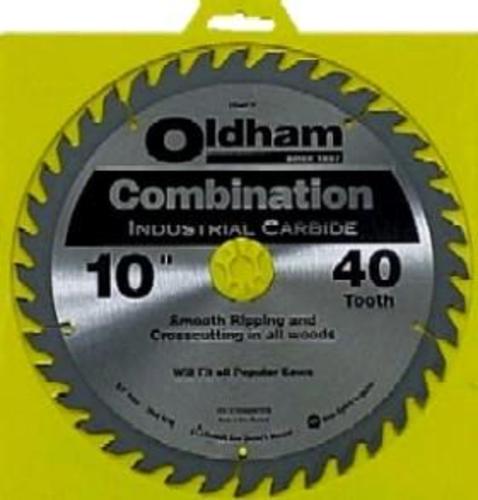 Oldham 10040TP 40T Carbide Tip Circular Saw Blade 10"
