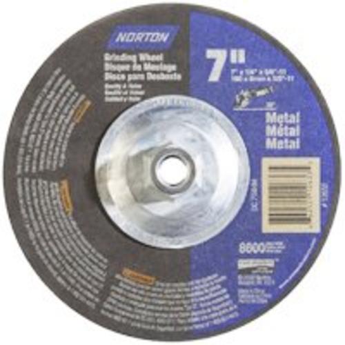 Norton 66252912633 Aluminum Oxide Metal Grinding Wheel, 7"