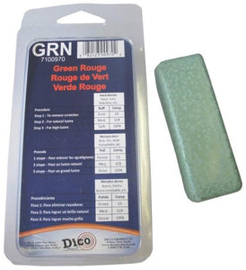 Dico 7100970 Soft Rouge Buffing Compound, Green