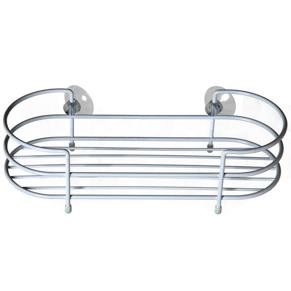 Simple Spaces SS-SC-29-PE-3L Shower Caddy Tray, White