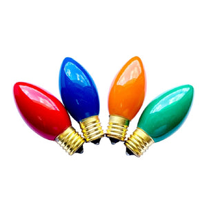 Santas Forest 16450 Christmas C9 Multi Assorted Replacement Bulb, Assorted