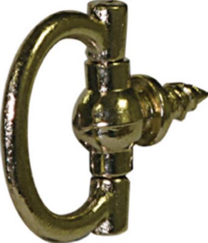 Mintcraft PH-122321 Oval Screw Ring Hanger 5/8" - Polished Brass