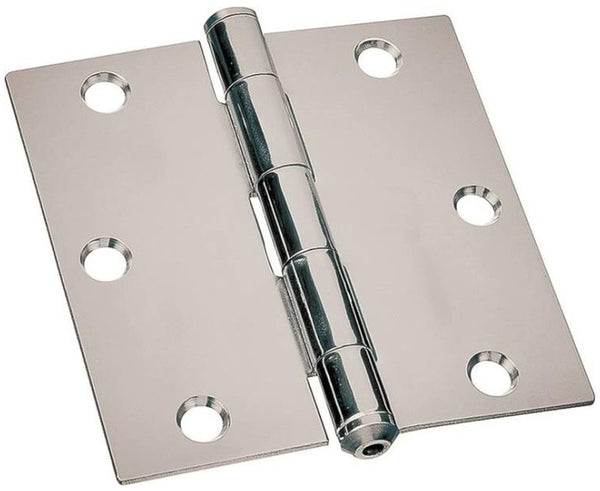 Prosource LR-039-PS Wide Utility Hinge, Steel, 2-1/2" x 2-1/2", Zinc Plated