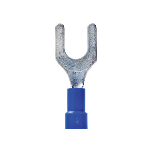 Jandorf 60923 Vinyl Insulated Spade Terminal, Blue, 16-14 AWG