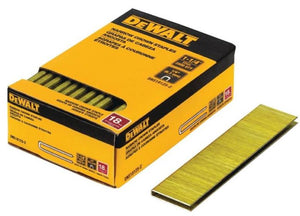 DeWalt DNS18125-2 18-Gauge Narrow Crown Finish Staples, 1/4" x 1-1/4"