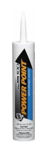 Dap 18700 Power Point 100 Acrylic Latex Caulk, White, 10.1 Oz