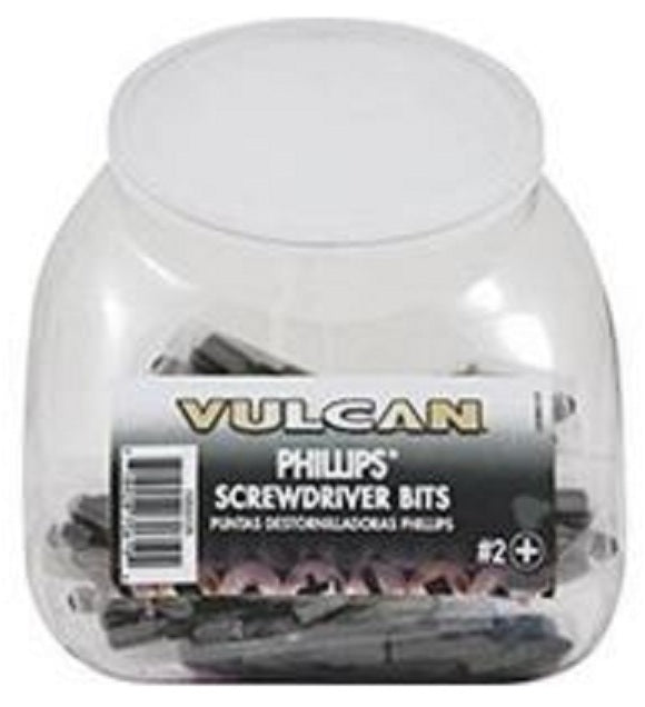 Vulcan 109871OR Screwdriver Bit, S2 Chrome Molybdenum Steel, 2" L