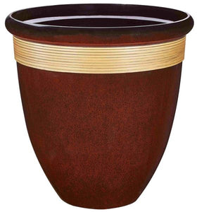 Soundbest PT-S018 Int Sourcing Tall Wave Planter, Resin, 18"