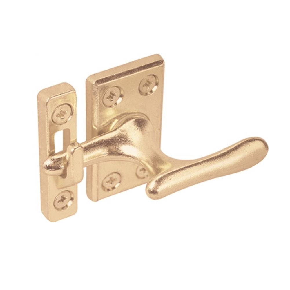 Defender U9935 Security Casement Window Sash Lock, Steel, Brass