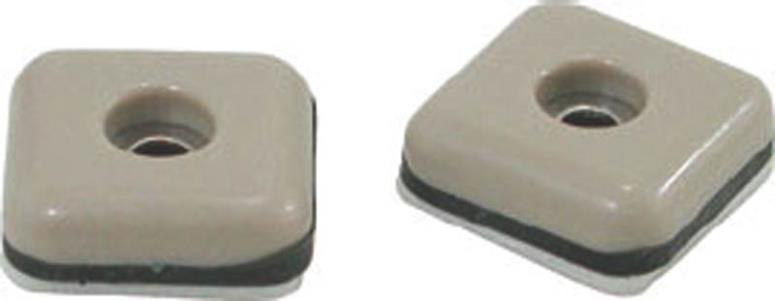 Shepherd Hardware 9240 Slide Glides, Square Shape, 1" X 1"