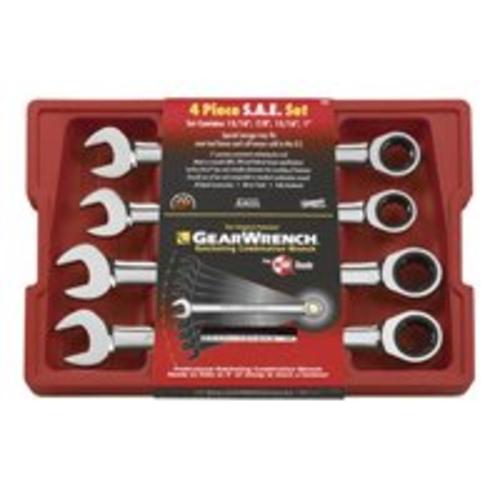 Cooper Tools 9309 Large Size Combo Gearwrench Set, 4-Pieces, Fractional
