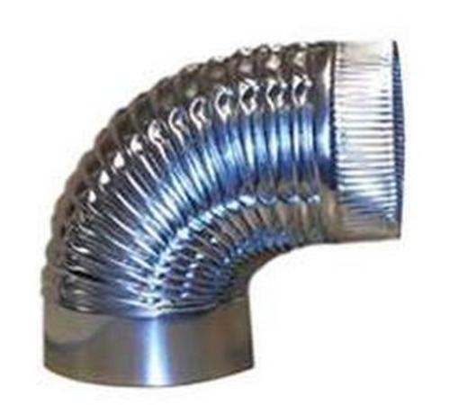 Imperial GV0328/7-28-302C Galvanized Crimp Elbow, 90 Degree