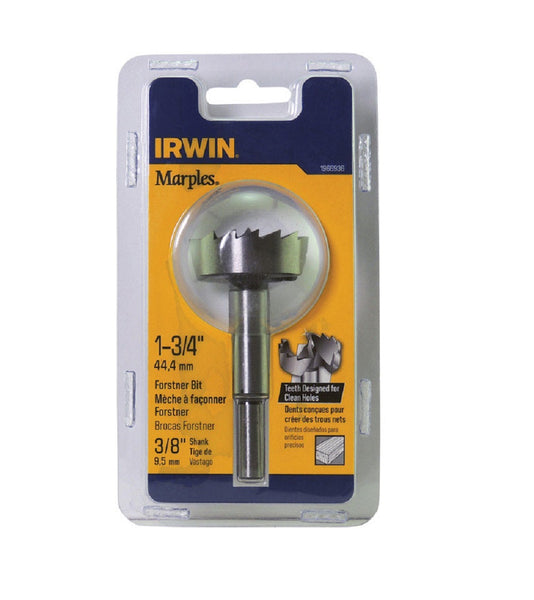 Irwin 1966936 Marples Forstner Drill Bit, Carbon Steel, 1-3/4"