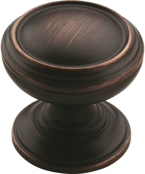 Amerock BP55342ORB Revitalize Round Cabinet Knob, Satin Nickel