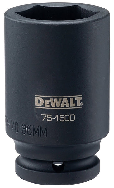 DeWalt DWMT75150OSP Deep Impact Socket, Black Oxide, 36 MM