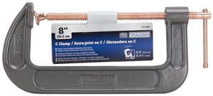 Vulcan JLO-058 Heavy Duty Swivel Tip C-Clamp, 8"