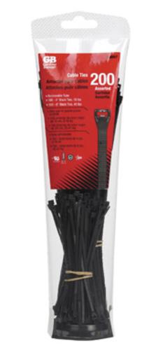 GB Electrical 10097UVL Assorted Cable Tie Tube Assortment