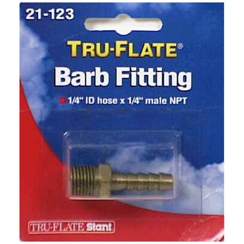 Tru-Flate 21123 Air Hose End1/4Id1/4"Mpt