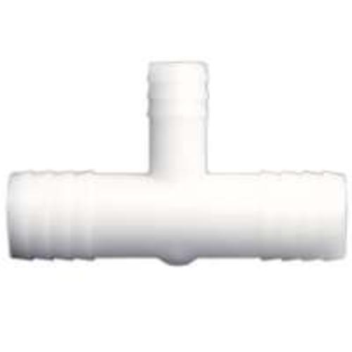 Anderson Metals 53725-1208 Hose Barb Tee 3/4" X 3/4" X 1/2"