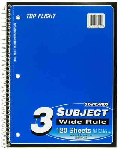 Top Flight WB120/DPF Wirebound Notebooks