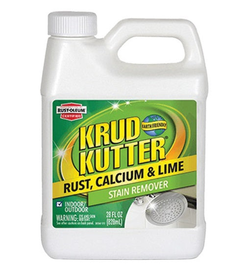 Krud Kutter 305475 Rust, Calcium & Lime Stain Remover, 28 Oz