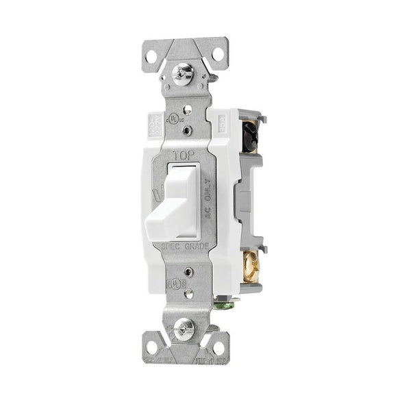 Eaton CS415W 4-Way Toggle Switch, 15 Amp