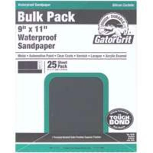 Gator 3282 wtrprf sandpaper, 320 Grit,  9 inch x 11 inch