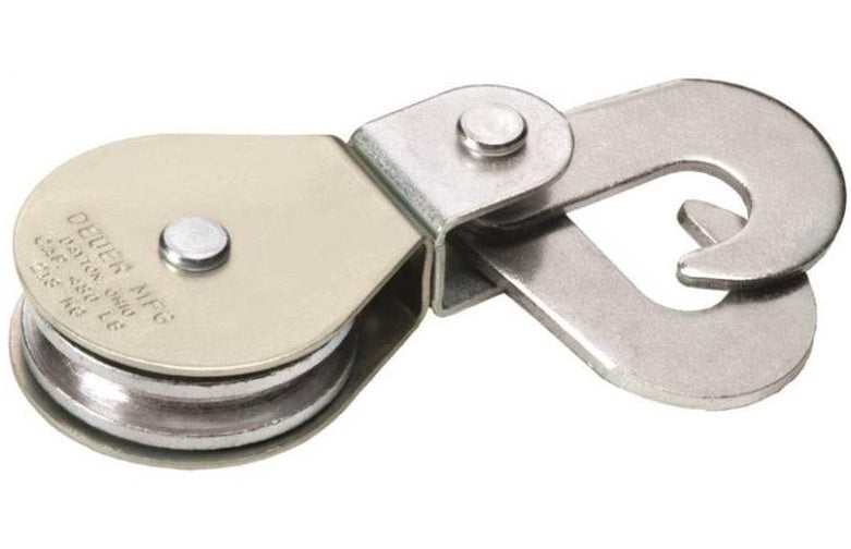 Deuer DB30HS Swivel Eye Scissor Hook Block, Steel, 650 Lbs