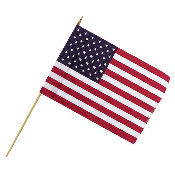 Valley Forge USE4D Stick Flags With Cup Display, 4" x 6"