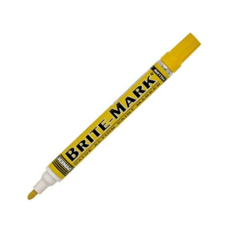Dykem 84004 Britemark Permanent Marker, Yellow