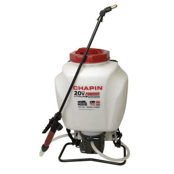 Chapin 63985 4-Gallon Mouth Battery Sprayer Backpack, 20-Volt