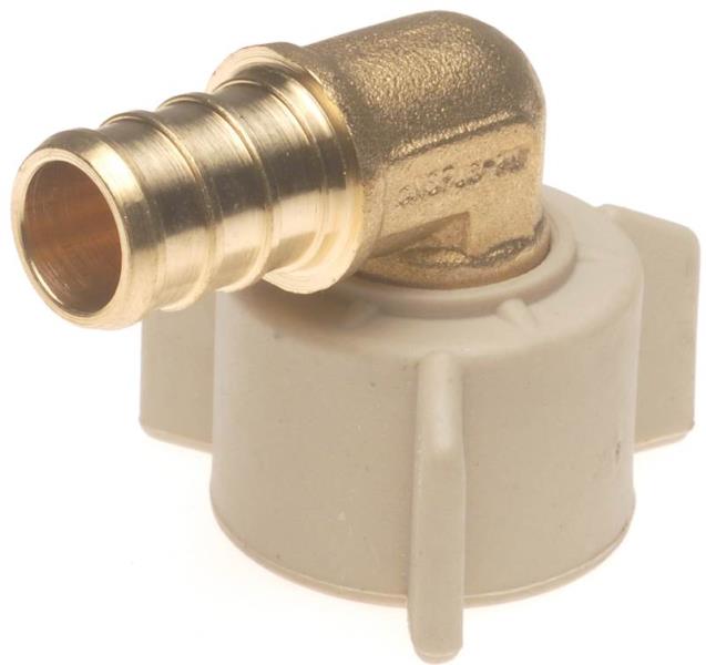 Apollo Valves APXFAE1212 Brass Female Swivel Elbow, 1/2" FPT